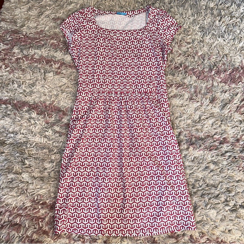 J. McLaughlin Catalina cloth patterned dress M